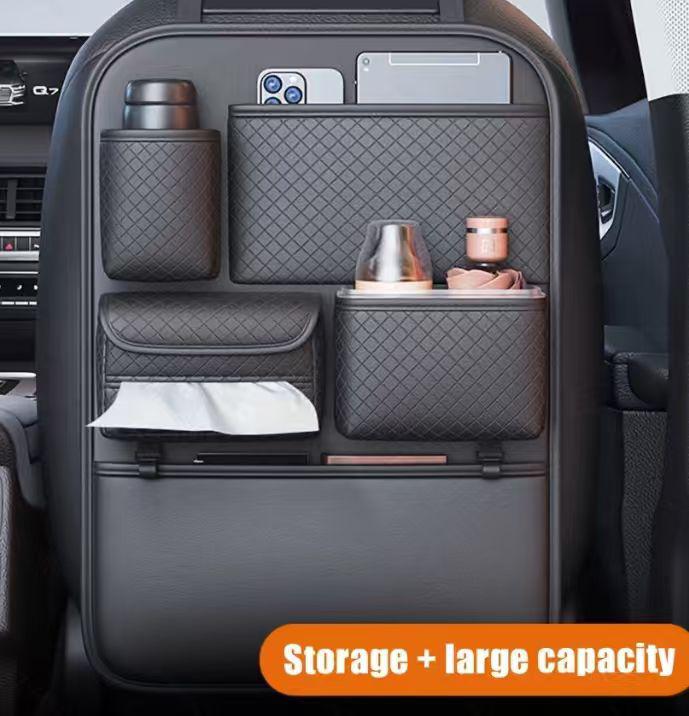 Rücksitz-Organizer mit Taschentuchbox und Aufbewahrungstaschen