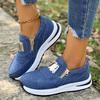 Fashion 2025 New Women Platform Sneakers Elegant Flats Shoes Woman Comfortable Casual Zipper Sneakers Women Lightweight Vulcanize Shoes