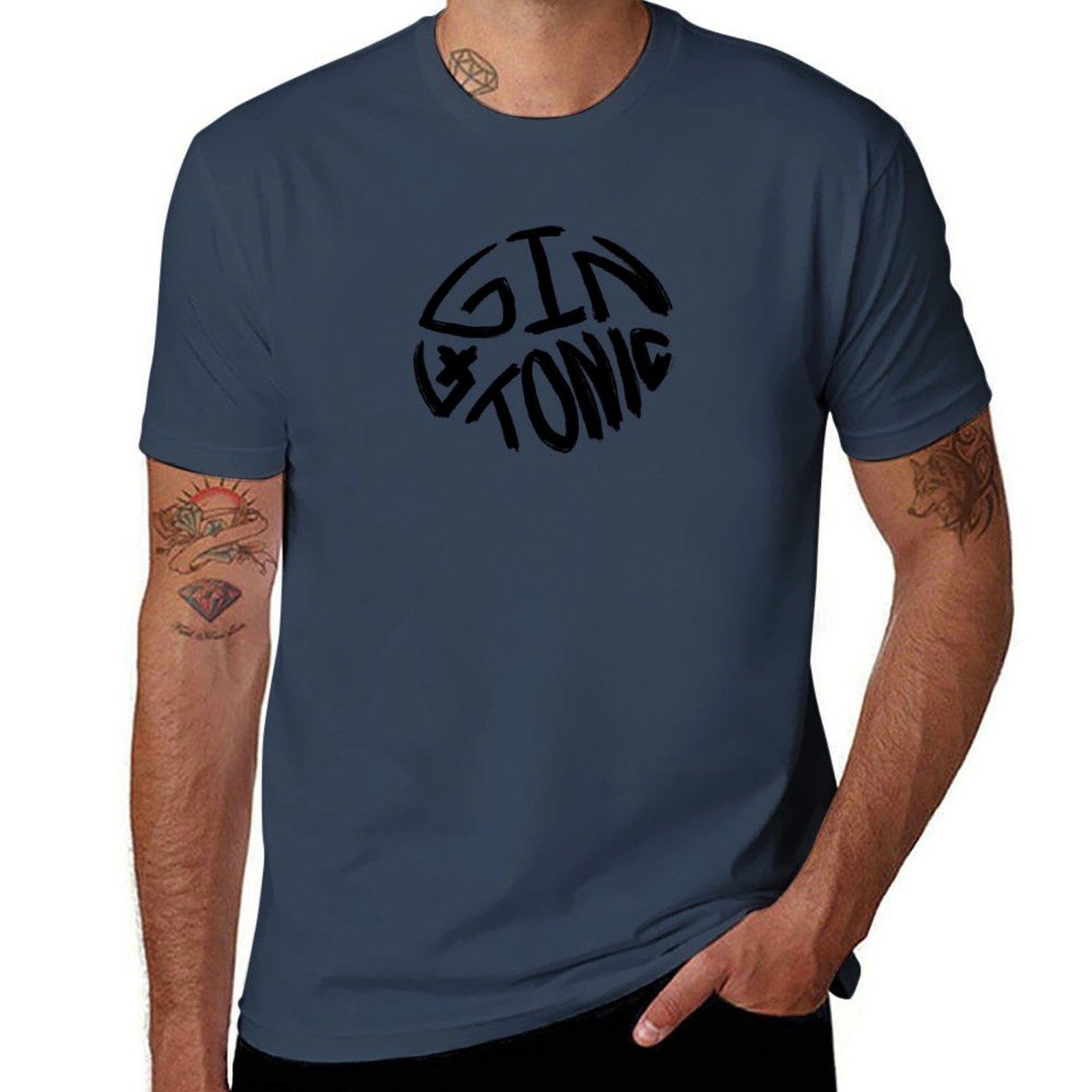 Gin Tonic Tshirt Minimal Art Print Tshirt S