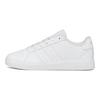 adidas Grand Court Schnürer K Weiß Grau Kinder Sneaker Wolkenweiß Grau-Eins FZ6158