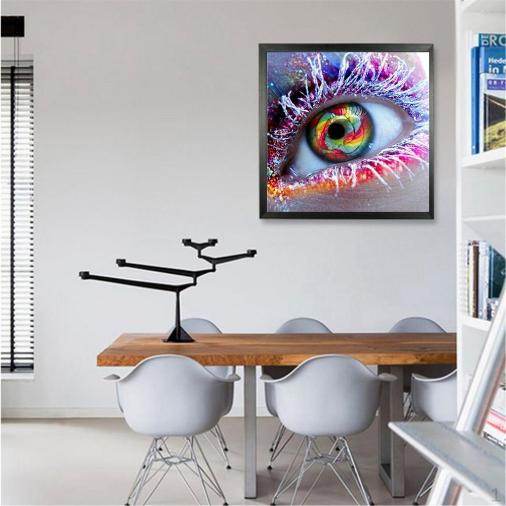 

Embroidery Rhinestone Eye Painting stitch set D