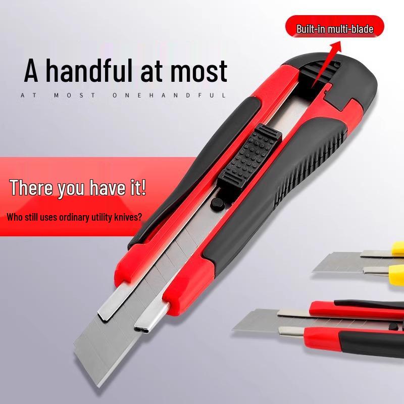 Heavy-Duty Stainless Steel Utility Knife Blade for Wallpaper Cutting