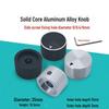 Solid Core 25x15.5 Mm Aluminum Potentiometer Knob for Audio Adjustment - Fits 6/6.4/8mm Shaft