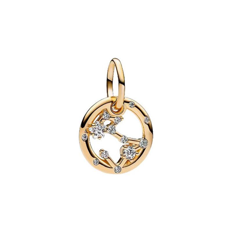 Pandora Twelve Constellations Pendant Women s Gold 762708C01 золотой