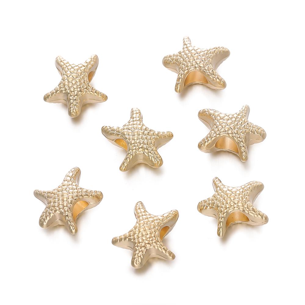 10pc/lot Heart Shape CCB Bead Gold Plated Loose Beads Spacer For Jewelry Making Accessories DIY Necklace Bracelet Charms