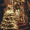 ABMH-5M 50Leds Christmas Tree Ribbon Light Decoration String Lights DIY Lace Bows String Light Home Decors New Year Light