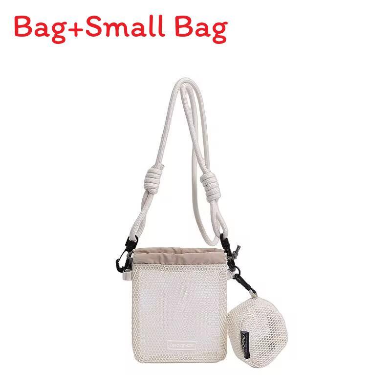 Summer Girls Small Clear Shoulder Bag With Zipper Closure For Daily Use