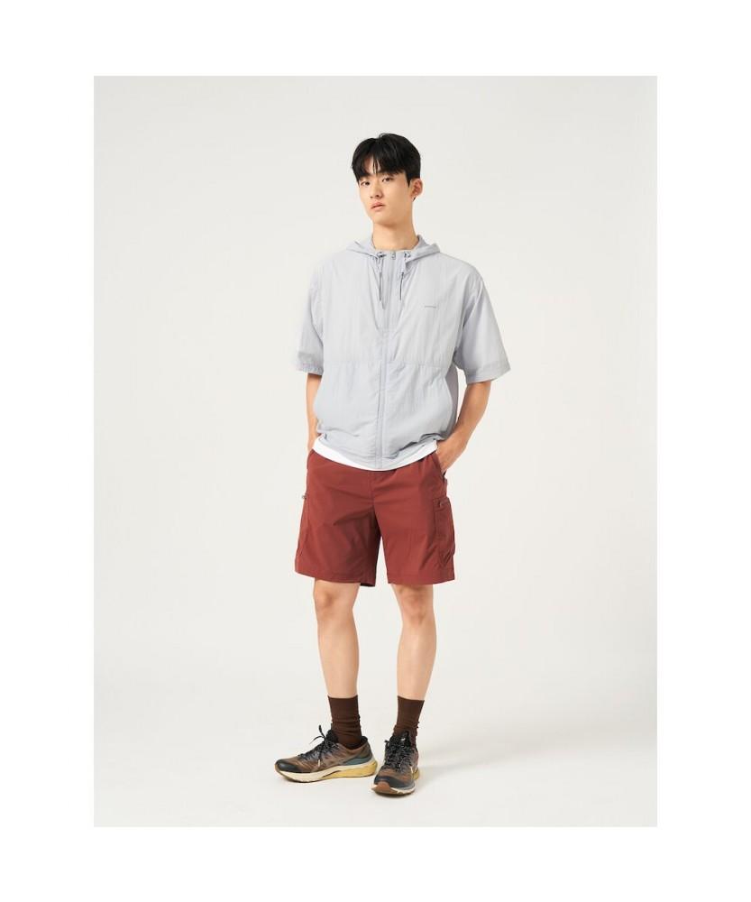 Beanpole Men [Beanpoleknap] Hooded Packable Short Sleeve Jumper Light Gray