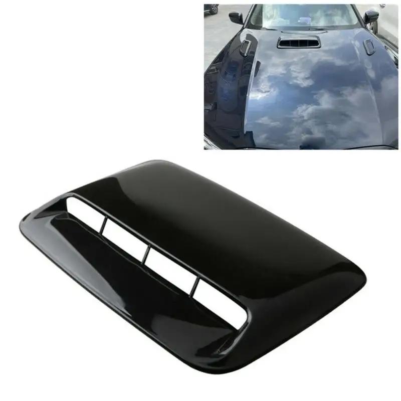 Universal Car Air Flow Intake Hood Scoop Vent Bonnet Decorative Covers Center Side Air Outlet Hood Auto Exterior Accessories