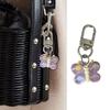 Cute Cartoon Colorful Smile Butterfly Keychain Resin Bag Charm for Women Girls Trendy Accessories for Friend