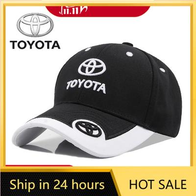 Toyota 2026 New Hub Caps TOYOTA Embroidered Baseball Cap Outdoor Summer Sports Hat Men Women Leisure Cap Toy Car Sticker