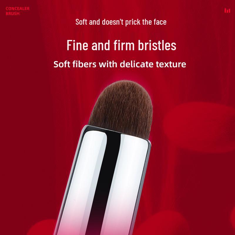 Super Precise Concealer Brush: Bullet Tip for Acne Scars & Dark Circles, Round Head for Lipstick & Makeup