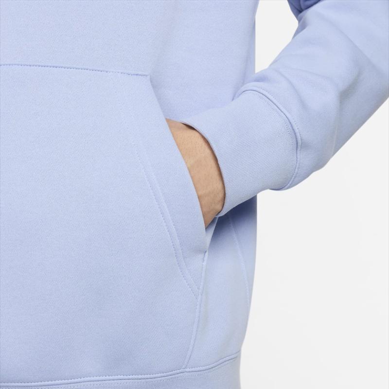 Nike Club Logo Animal Embroidery Hooded Casual Pullover Football Shirt Men Tops Light-Blue FJ7247-479