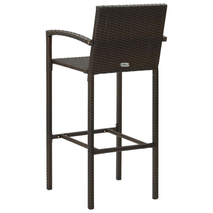 VidaXL Lot de 2 Tabourets de Bar, Chaise de Pub, Siège de Bistrot, Meuble de Salle à Manger Cuisine Salon Maison Intérieur, 313451