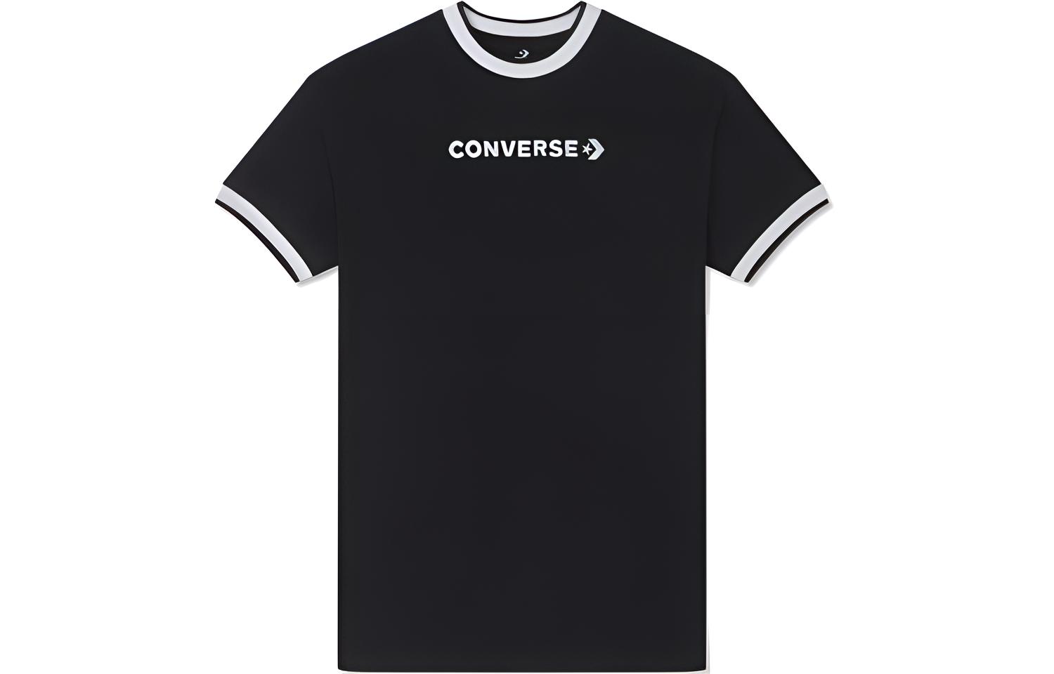 Converse Short Sleeved Dress Women s Black 10024783-A01 M
