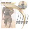 Rucsac Molle Mic Carabină Catarame Fixe Instrument EDC Chingă cu Coardă Elastică pentru Accesorii de Camping în Aer Liber pentru Familie