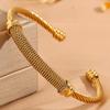 Design Steel Wire Opening Mesh Light Luxury C-shaped Fashionable Color Matching Versatile Bracelet