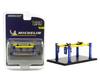 GREENLIGHT Scale Lifts Series 3 with Michelin Tires by GREENLIGHT Auto Body Shop 1/64 4-Post (16130-B)