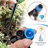 13cm Bubbler Sprinkler W/ Stake 1/4″ Quick Connect Adjustable Dripper Garden Irrigation Lawn Large Area Plants Watering 0-80L/H