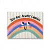 Shooting Heart Print Colorful Star Rainbow Kids Playroom Poster Nursery Toddler  Wall Decor Sunshine Quotes Canvas Pictures