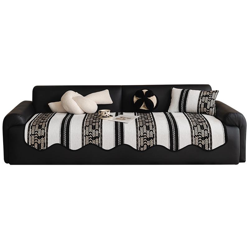 New Sofa Cushion Four-Season Universal Non-Slip Seat Cushion Light Luxury Special-Shaped High-End Sofa Cover Cloth Towel