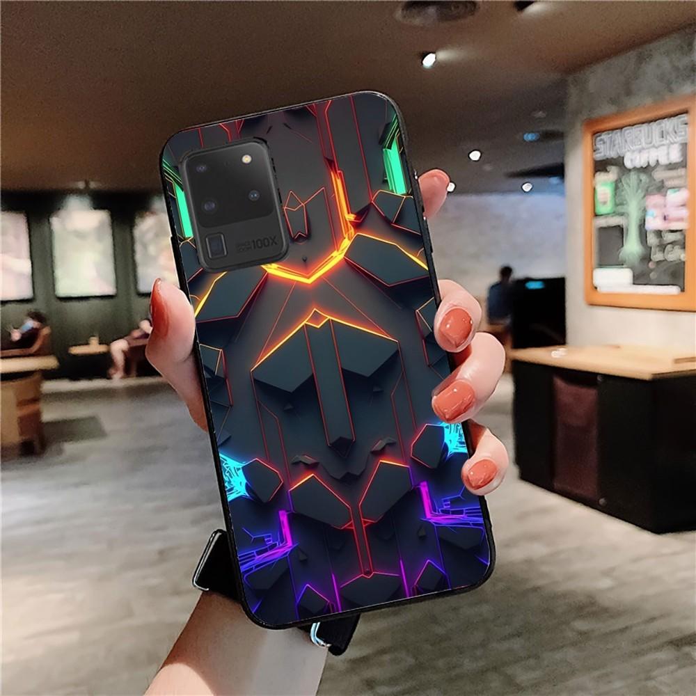 Luxury Geometry Cool Phone Case For Samsung S 9 10 20 21 22 23 30 23plus Lite Ultra FE S10lite Fundas