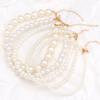 Elegant Big White Imitation Pearl Beads Choker Clavicle Chain Necklace For Women Wedding Jewelry Collar 2021 New