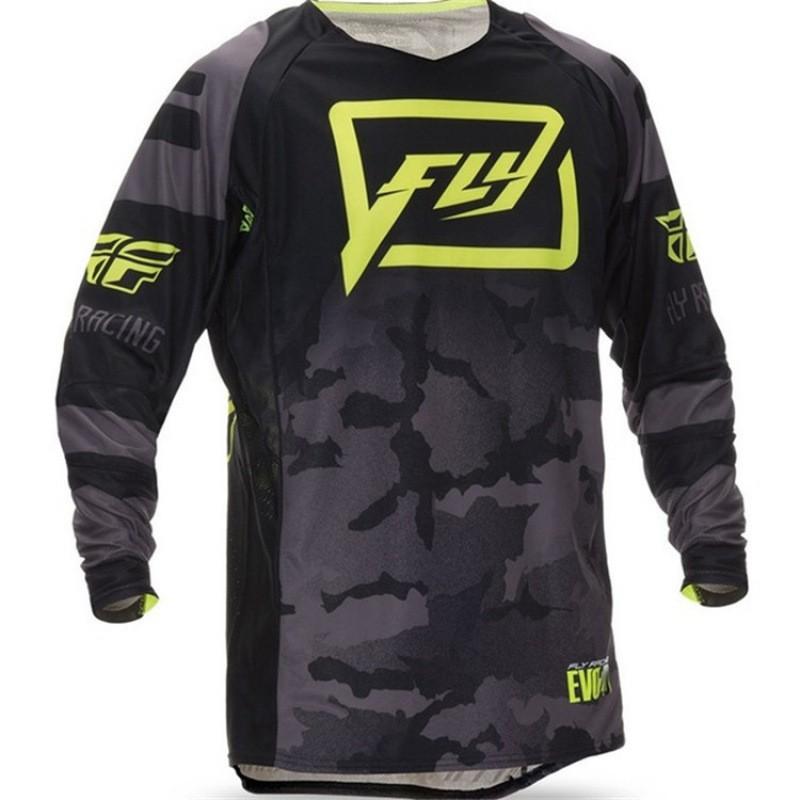 Mens Long Sleeve Mountain Bike Downhill Jersey Breathable Cycling Outdoor Riding