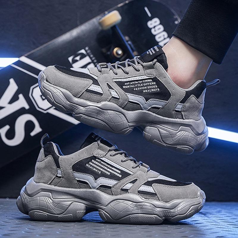 Herren-Sneaker, leicht, atmungsaktiv, weiche Sohle, Sportschuhe, trendige Schuhe für alte Väter, modisch, bequem, verschleißfest, Wanderschuhe