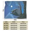 Anime Tonari No Totoro Deckenbezug Fleece T-Totoros Niedlich Warm Überwurfdecke für Zuhause Sofa Schlafzimmer Steppdecke
