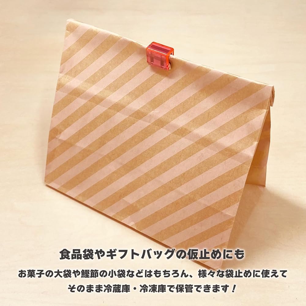 TOHKIN Slide Clip Clear SCC-S10M Mixed Color Size S 10 Pcs Document Organizer Made in Japan