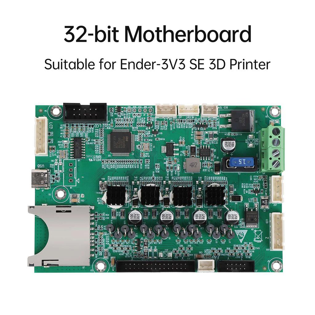 Creality Ender 3V3 SE Motherboard Original 32 Bit Mainboard Replacement Control Board 3D Printer Accessory