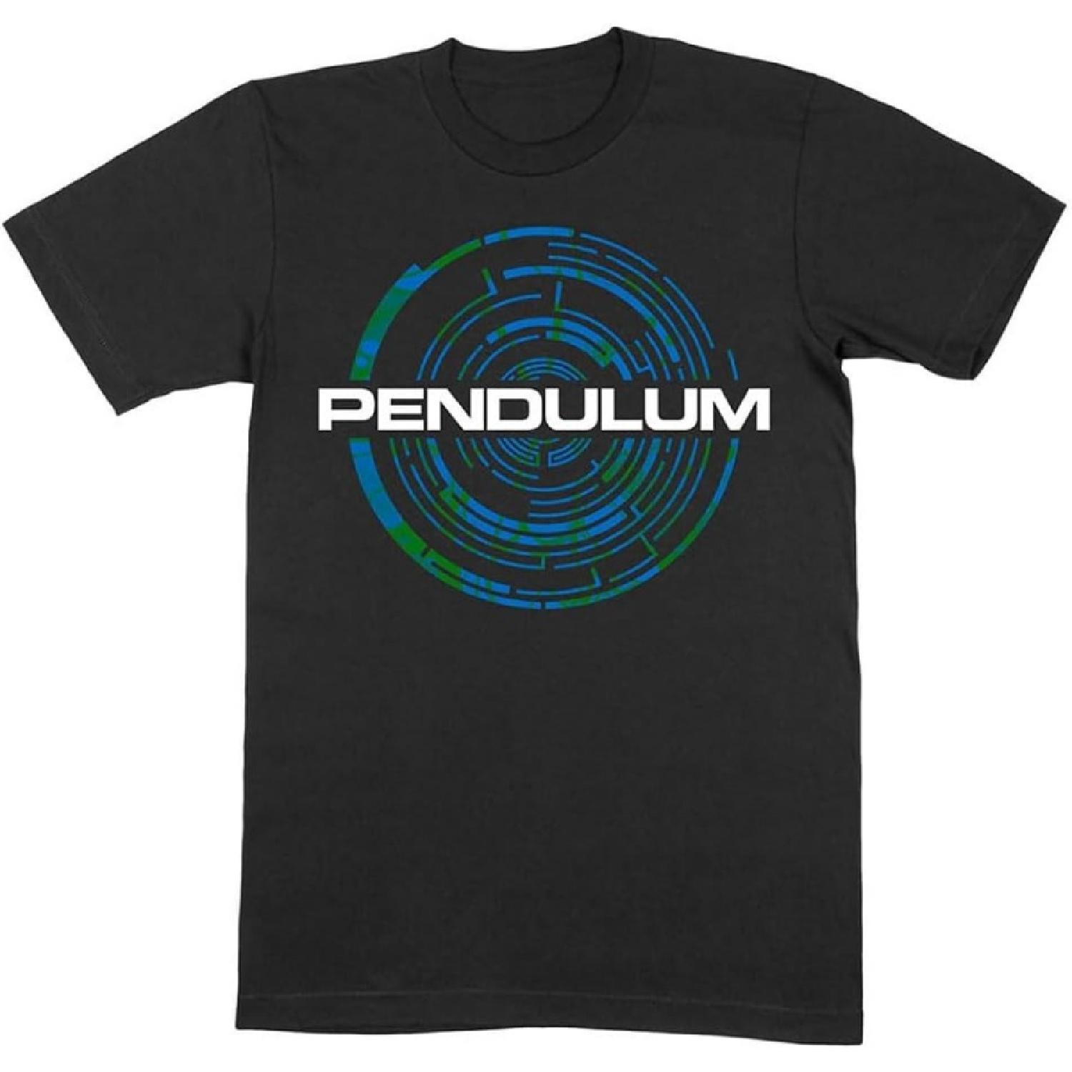 Футболка с логотипом Pendulum Colour Band Черная S разноцветный