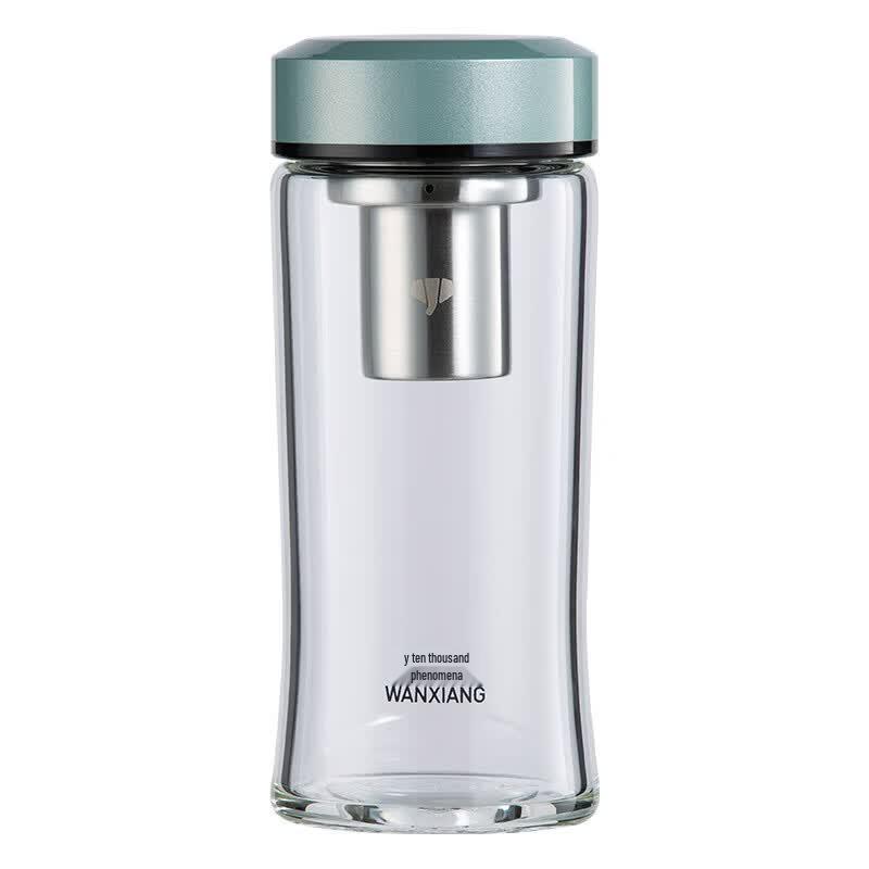WANXIANG Portable Single-layer Glass Water Bottle