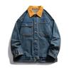 LEE 2025 Color Block Men’s Retro Denim Jacket - Loose Fit, Trendy, Slightly Wide