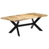 Day and Night - Day and Night Solid Mango Wood Dining Table 200x100x75 Cm