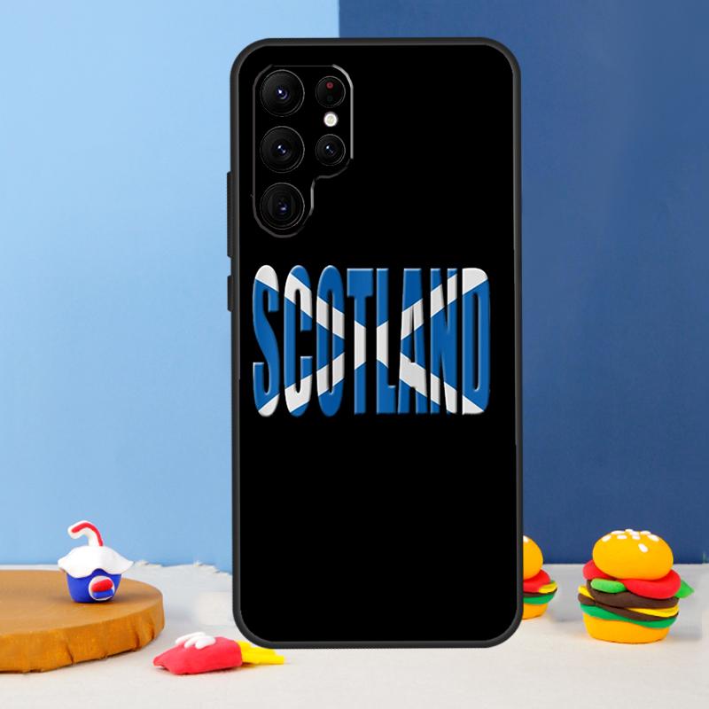 Scotland Scottish Flag Phone Case For Samsung Galaxy S24 S25 Ultra S9 S10 S20 S22 S21 S23 Plus S24 FE Cover Coque
