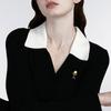 Skyrim Middle Finger Stickman Brooch for Men Women Punk Hip Hop Stainless Steel Pins Badge Accessories Friends Gift Wholesale