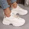 Women 2025 Spring Autumn Summer Breathable Platform Sneakers Casual Mesh Lightweight Sport Running Shoes