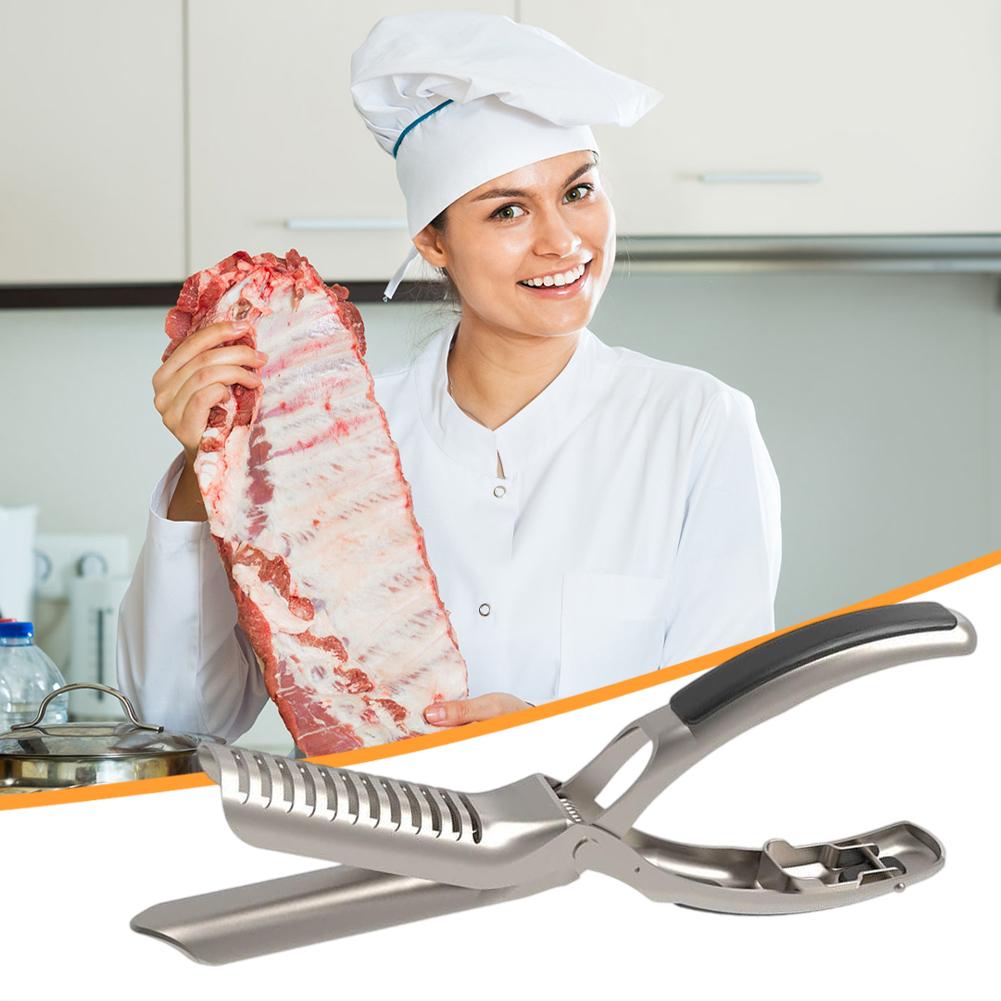 Rib Membrane Remover Stainless Steel Rib Membrane Removal Tool Ergonomic Design for BBQ Enthusiasts BBQ Accessories