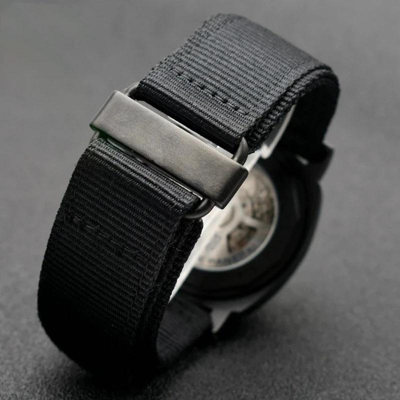 Watch accessories For Seiko Rolex Panerai Tudor Hook-and-loop fastener Nylon sport watchband for Nato watch strap 22mm 24mm