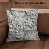 2D Colorful Floral Embroidered Cushion Covers Pattern Cushion Cover Suitable For Sofa Bedroom Car Pillow Cover