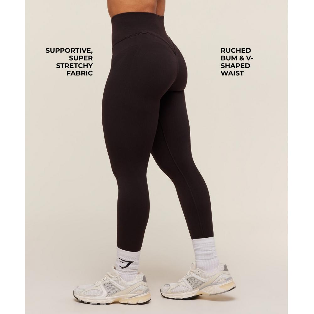 Gymshark Activate Seamless Leggings Plum Brown B2c4n Nbzn