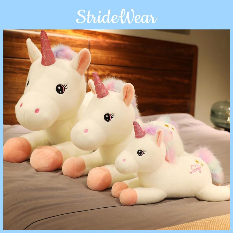 Plush Unicorn Toy Cartoon Stuffed Throw Pillow Doll Soft Cute Kids Gift Xmas