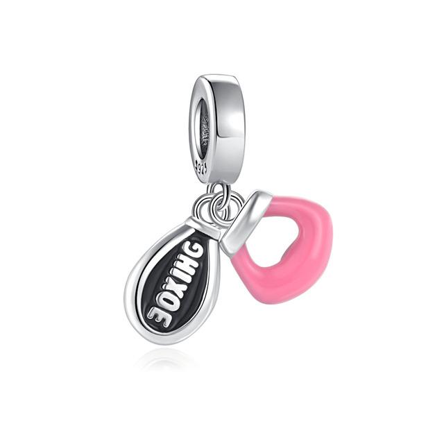 Pendentif attrape-rêves bleu en forme de cœur pour femmes, accessoires de bricolage, breloques originales, bijoux en argent Sterling 2022, nouvelle collection 925