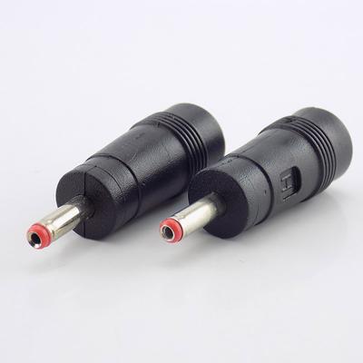 2 יחידות 5.5x2.1 מ"מ ל-3.5x1.35 מ"מ תקע מחבר נקבה לזכר מתאם מתח DC לכבלי מחשב נייד