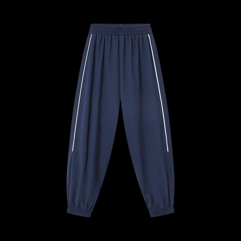 Duoduojia Boys' Striped Cool-Feel Knitted Jogger Pants