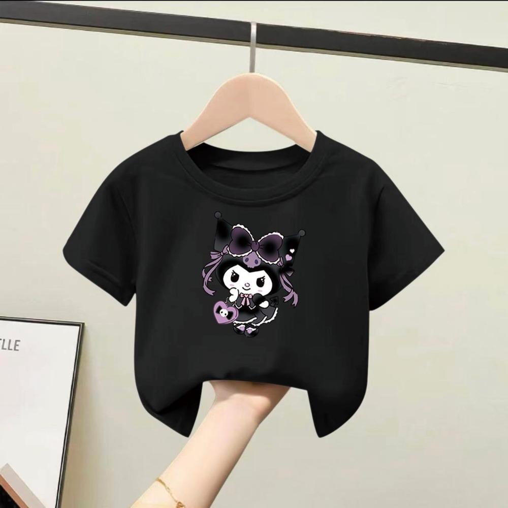 Children's T-shirt, round neck short sleeved soft and comfortable fabric