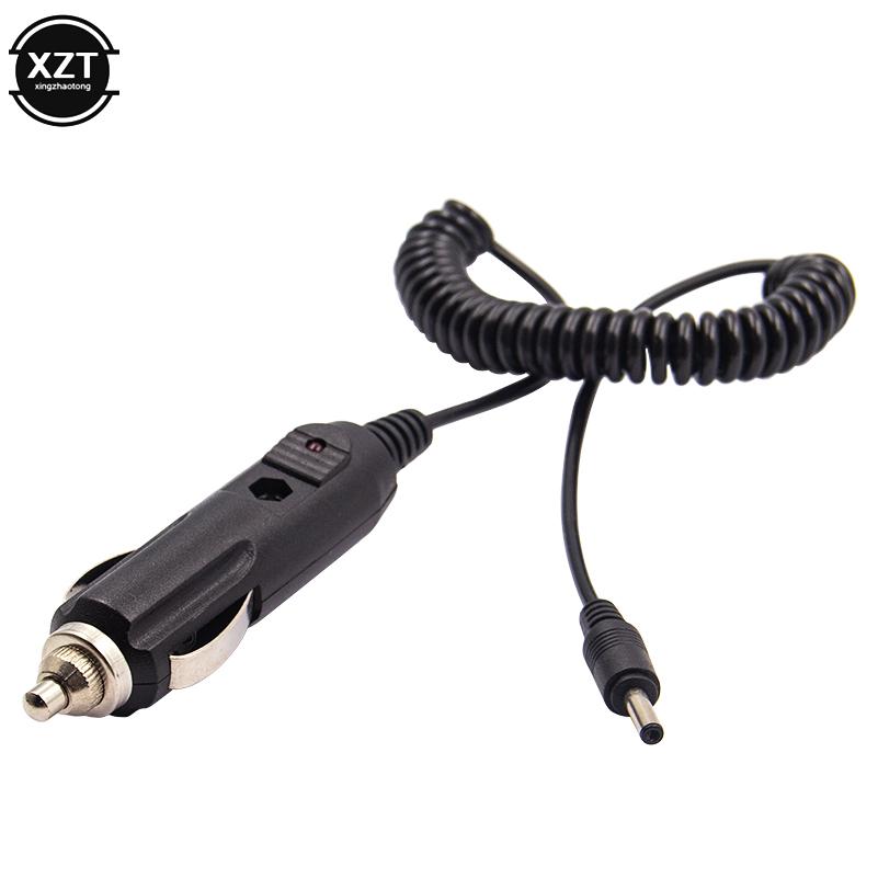 Portable 12V Car Cigarette lighter plug cable with DC 3.5mm*1.35mm male connector for car charger Extension Cable Socket Cord
