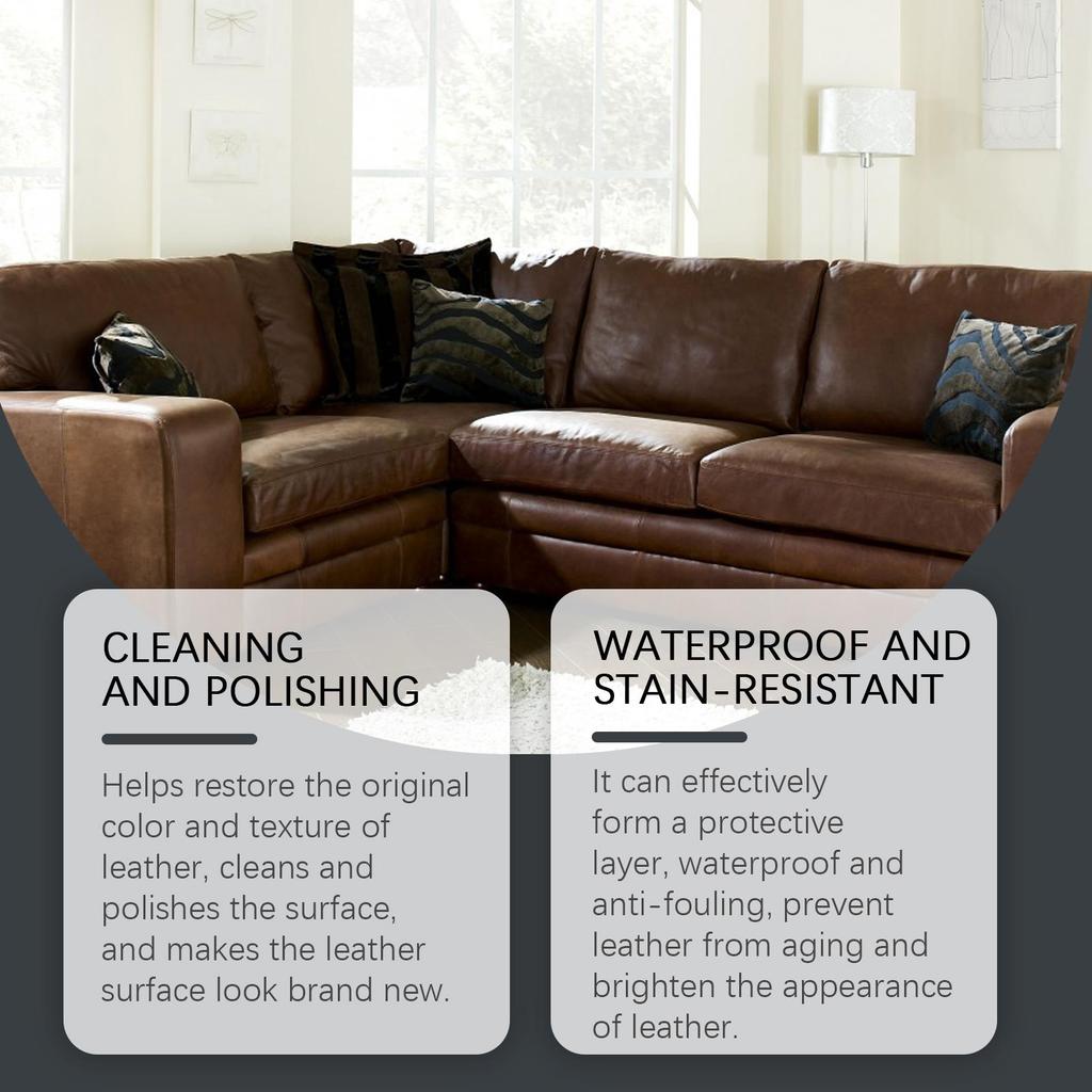Leather Care Agent Furniture Leather Bag Sofa Car Seat Cleaning Stain Removal Leather Cleaner